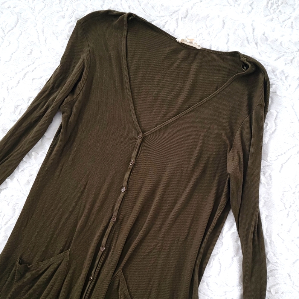 One The Land Ribbed Maxi Dress